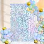 Sequin Shimmer Wall Backdrop: Glitter Wall Panel for Valentines Day, Wedding, Bridal Shower, Birthday, alternate view 3