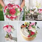 Seriesa Red Rose 25pcs Real Looking Artificial Flowers w/Stem in Seriesa Red, alternate view 5