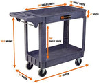Service Utility Cart, 500-Pound Capacity, 40 x 17-Inch, alternate view 3