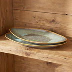 Serving Platter Olives Plate Large Serving Tray, Set of 4, for Entertaining, Porcelain Trays and Platters Sushi, alternate