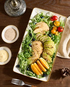 Serving Platters for Food, 14.09" x 7.48",2-Pack, Vanilla White in Vanilla White, alternate view 2