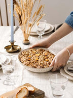 Serving Platters Set of 2, Ceramic Serving Bowls, Large Oval Serving Dishes for Entertaining, Turkey Plates, alternate view 4