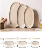 Serving Platters Set of 3, Serving Trays for Party, Cheese Platter in Small Medium Large in Taupe, alternate view 4