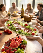 Serving Platters Set of 3 Sizes - Oval, Cappuccino White in Oval in Cappuccino White, alternate view 2