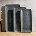 Serving Platters Set of 3 Sizes - Rectangular, Deep Forest in Deep Forest