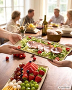 Serving Platters Set of 3 Sizes - Rectangular, Light Khaki in Light Khaki, alternate view 2