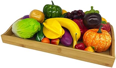 Serving Tray Charcuterie Board Size 16.5"x11.8" with Handle in Only Big Serving Tray, alternate view 2
