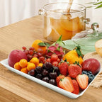 Serving Tray Platter, 2 Pcs Food Tray for Veggie Fruit Snack Dessert Cookie, Food Trays for Party Supplies, alternate view 2