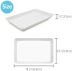 Serving Tray Platter, 4 Pack Food Tray for Veggie Fruit Snack Dessert Cookie Cheese, Food Trays for Party, alternate view 3