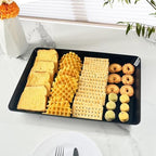 Serving Tray Platter, 6 Pcs Food Tray for Veggie Fruit Snack Dessert Cookie Cheese, Food Trays for Party, alternate view 2