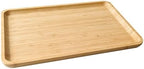 Serving Tray Wooden Rectangle Dinner Food Bed Lab Tray Small in Large Size in Beige