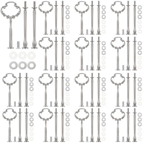 Set of 15 Tiered Tray Hardware Kit, Silver in SLIVER