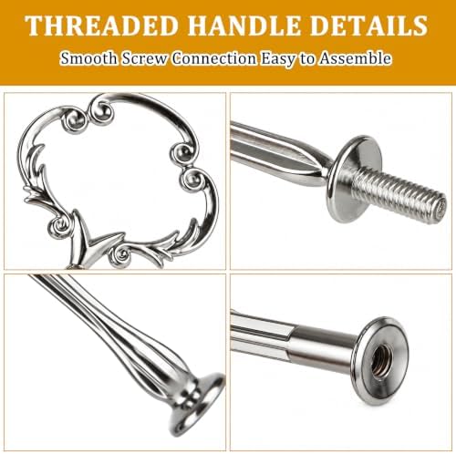 Set of 15 Tiered Tray Hardware Kit, Silver in SLIVER, alternate view 4