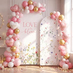 Set of 2 Love in Bloom Bridal Arch Backdrop Love in Bloom Bridal Shower Decorations Wildflower Wedding