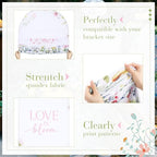 Set of 2 Love in Bloom Bridal Arch Backdrop Love in Bloom Bridal Shower Decorations Wildflower Wedding, alternate view 4