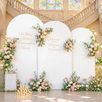 Set of 3 Arch Backdrop Covers(6ft, 5ft, 4ft) - Premium Stretchy Spandex Backdrop Arch Stand Cover for Baby, alternate view 3