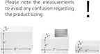 . Set of 3 Crystal Clear Acrylic Cube Display Nesting Risers with Hollow Bottoms, Transparent in Clear, alternate view 3