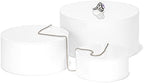 . Set of 3 Sizes (6", 5", 4") Acrylic Round Cylinder Display Nesting Riser Stands with Hollow Bottoms, Glossy