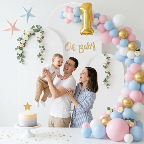 Set of 3 Wedding Arch Backdrop Stand,4+5+6 FT, Small Metal Arch Frame with 3 White Backdrop Covers, Easy Setup, alternate