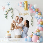 Set of 3 Wedding Arch Backdrop Stand,4+5+6 FT, Small Metal Arch Frame with 3 White Backdrop Covers, Easy Setup, alternate
