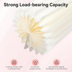 Set of 3 Wedding Centerpieces Cardboard Vases, Cylinder Centerpiece Stands in White, alternate view 7
