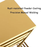 Set of 4 Metal Risers for Display, Brass Square Nesting Buffet Risers Set, Modern Brass Risers Display Stands, alternate view