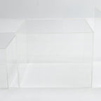 Set of 5 Clear Acrylic Cake Risers, Square Dessert Display Stands for Buffets & Events - 4"-12" Tall x 8.5"-12", alternate