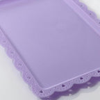 Set of 6 Plastic Serving Trays Food Tray - 14" x 9" Rectangle Serving Platter for Party Cafeteria Kitchen, alternate view 5