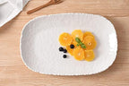 Shatterproof Melamine Medium Serving Platter, 14 x 9 Inch, Food, Freezer, Dishwasher Safe, White in 14 x 9 Inch, alternate