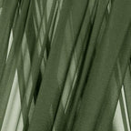 Sheer Gauze Wedding Arch Draping Fabric 29" x 20 FT 2 Panel Moss Green in Olive Green, alternate view 5