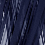 Sheer Gauze Wedding Arch Draping Fabric 29" x 20 FT 2 Panels Navy Blue in Navy Blue, alternate view 5