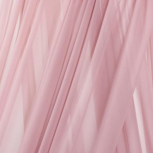 Sheer Gauze Wedding Arch Draping Fabric 29" x 20 FT 4 Panel Dusty Rose in Dusty Rose, alternate view 5