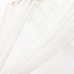 Sheer Wedding Arch Draping Fabric 29" x 20 FT 1 Panel Ivory White in Ivory White, alternate view 3