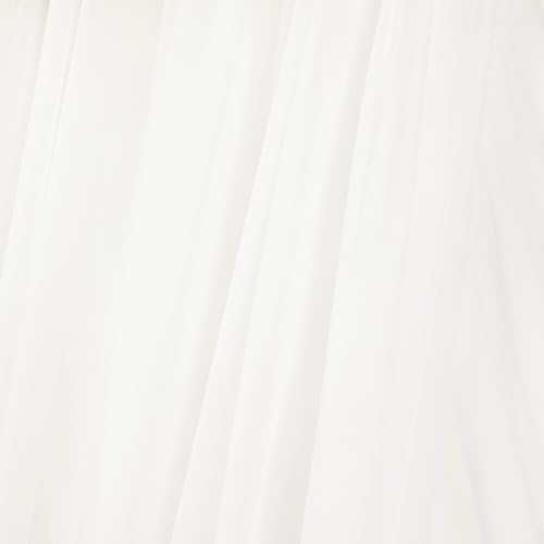 Sheer Wedding Arch Draping Fabric 29" x 20 FT 1 Panel Ivory White in Ivory White, alternate view 5