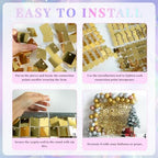 Shimmer Wall Backdrop Light Gold 12Pcs Sequin Panels Decoration, alternate view 5