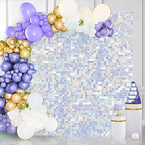Shimmer Wall Backdrop Sequin Panels 24 Packs-Sparkly Backdrop, alternate view 2