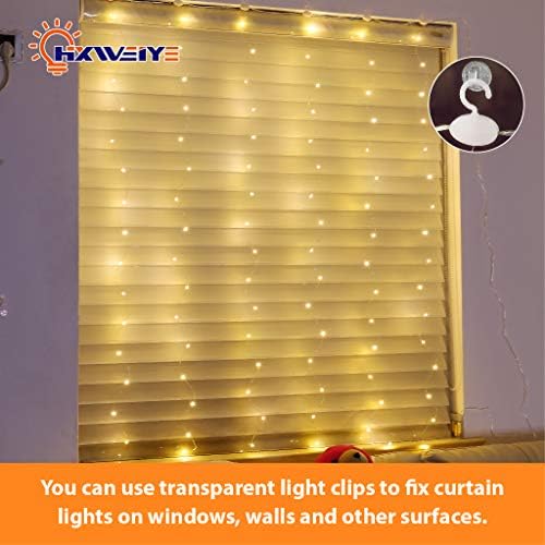 Short Curtain Lights, 3.3x5FT 96LED USB, Remote, 8 Modes & Timer in 3.3x5FT, alternate view 3