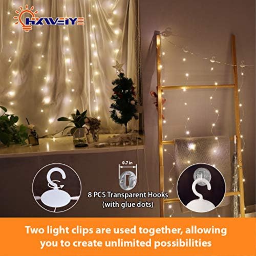 Short Curtain Lights, 3.3x5FT 96LED USB, Remote, 8 Modes & Timer in 3.3x5FT, alternate view 4