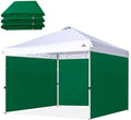 SideWall for 10x10 Canopy Frame, 3 Pack SunWall Only, Forest Green