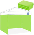 Sidewalls for 10x10 Pop Up Canopy, Radiant Green(3Pcs Sidewalls Only)