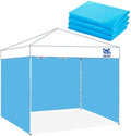 Sidewalls for 10x10 Pop Up Canopy, Serene Blue (3Pcs Sidewalls Only)