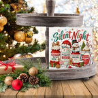 Silent Night Christmas Decor, Funny Medical Christmas Decorations in Night, alternate view 7