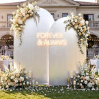 Silver Arch Backdrop Cover Set of 2(6 7.2FT), Sequin Chiara Arch Cover in 6ft+7.2ft in Silver, alternate view 2