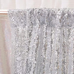 Silver Backdrop,8FT x 10FT Silver Sequin Photography Backdrop Curtain for Party Decoration in 8 x 10ft in Silver, alternate