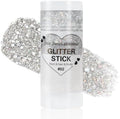 Silver Body Glitter Stick, Face Hair Glitter Makeup, Sparkling Mermaid Sequins Chunky Glitter Face Paint, Singer