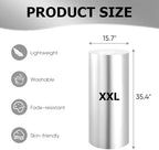 Silver Cylinder Pedestal Stand Cover 1 Pcs, alternate view 2