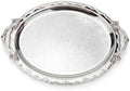 Silver Serving Tray with Handles Silver Platter Silver Trays for Serving in Silver