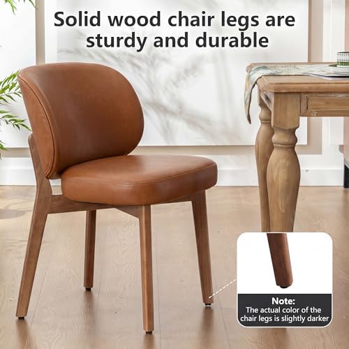 Single Dining Chair Modern Kitchen Dining Room Chair Brown, alternate view 5