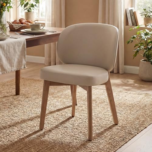 Single Dining Chair Modern Kitchen Dining Room Chair Khaki