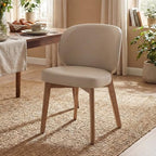 Single Dining Chair Modern Kitchen Dining Room Chair Khaki
